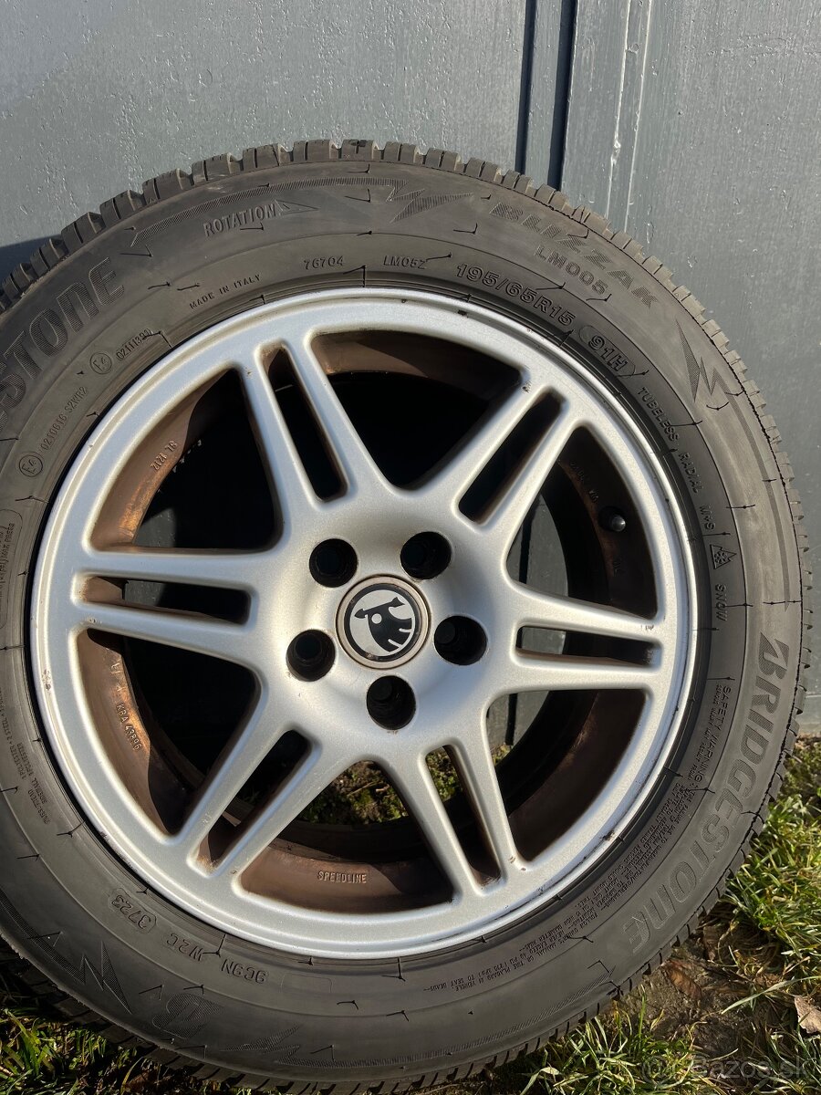 ELEKTRÓNY+PNEU ORIGINAL ŠKODA R15 195/65