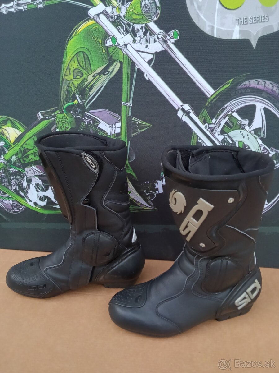 Dámske kožené čižmy Sidi č.38