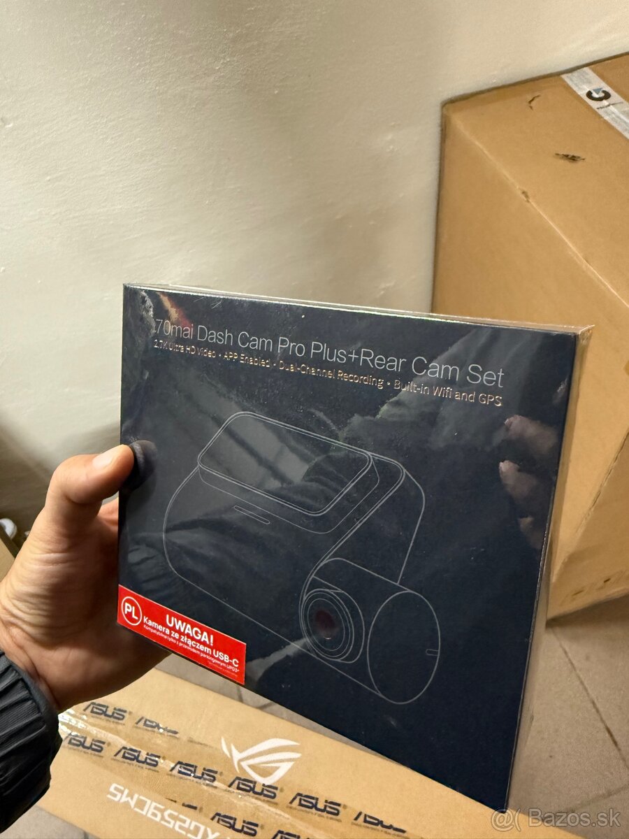 70mai Dash Cam Pro Plus + Rear Cam Set A500s-1