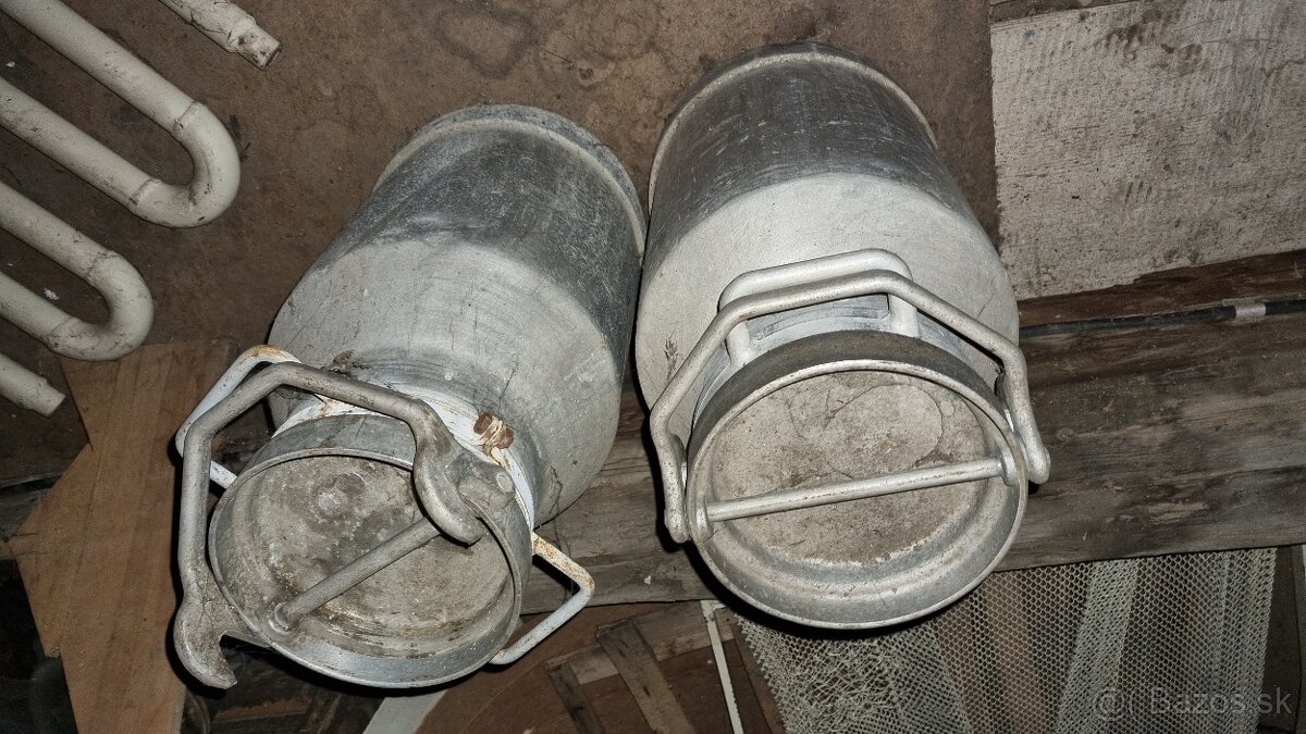 Predám hliníkové konvy a hrniec