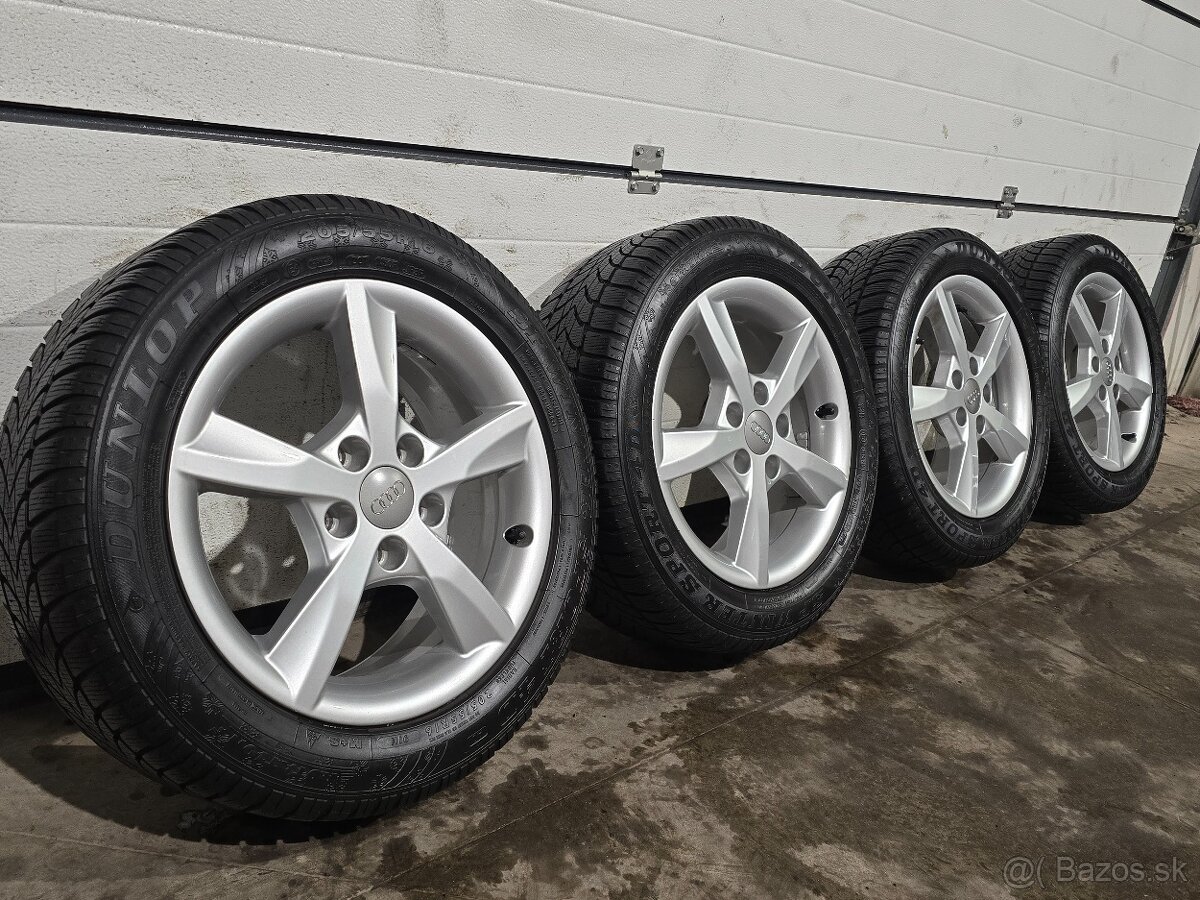 Zimná Sada AUDI A3+Dunlop 205/55 R16