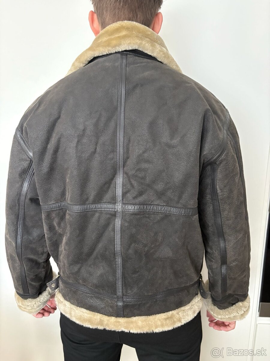 Kožená bunda Pilot / B3 Shearling style