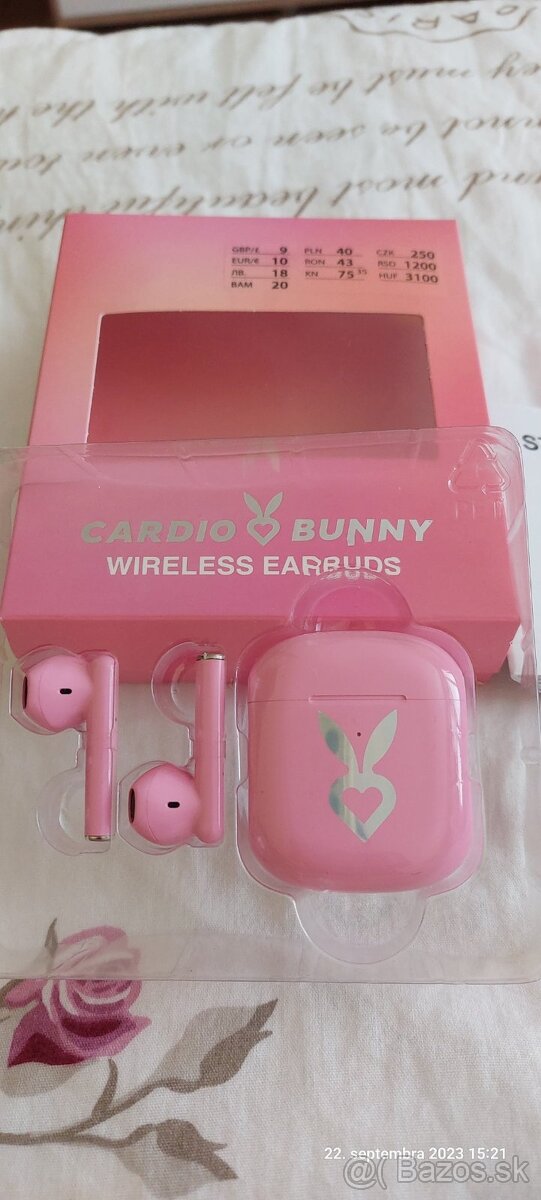 Bezdrôtové slúchadlá Cardio Bunny / Nové