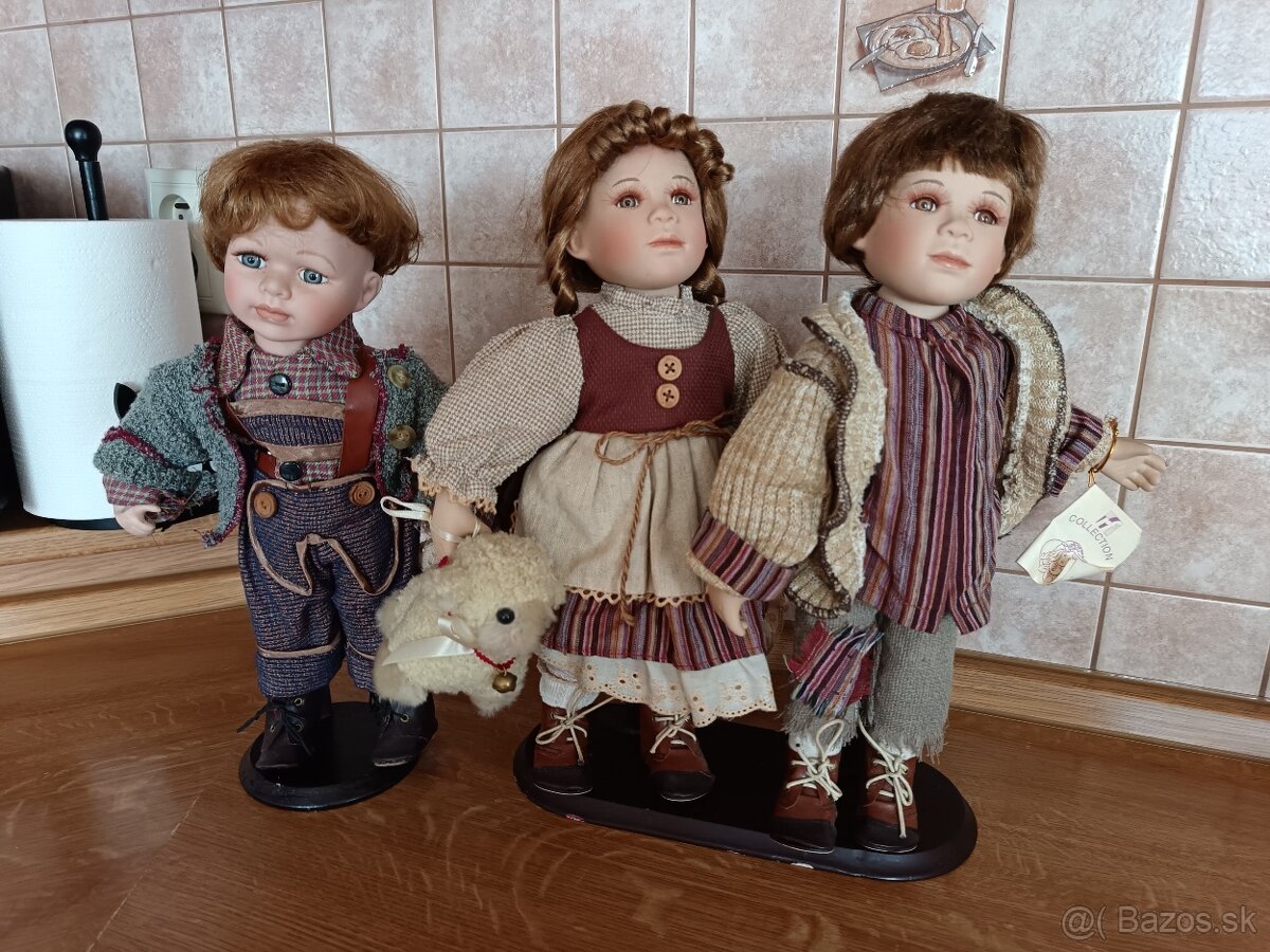 Porcelánové bábiky.