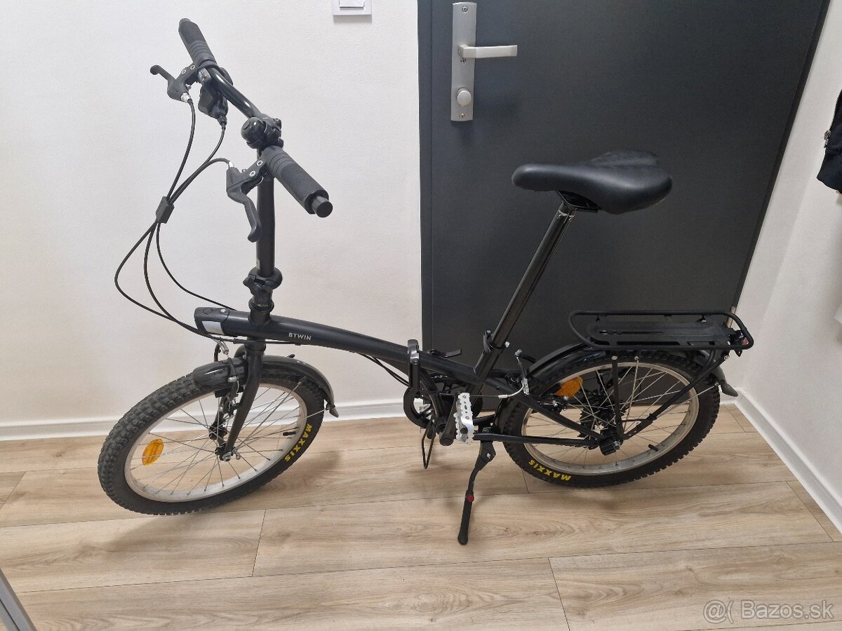 BTWIN 100 - skladací bicykel - Upravený