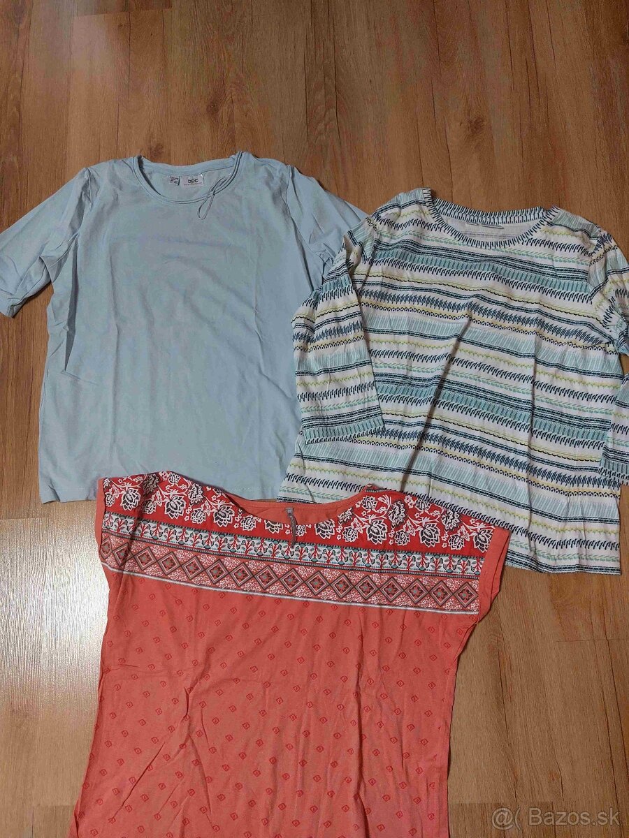 3x tričko Bonprix 42