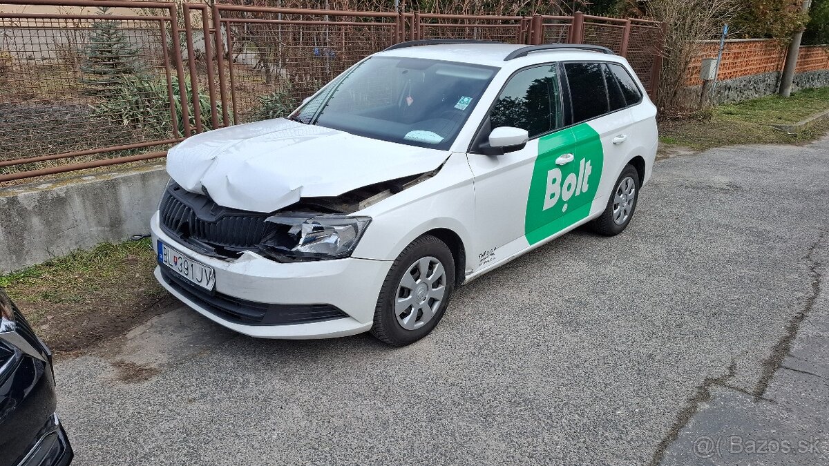 Havarovana Skoda Fabia combi 1.4. Tdi 66 KW