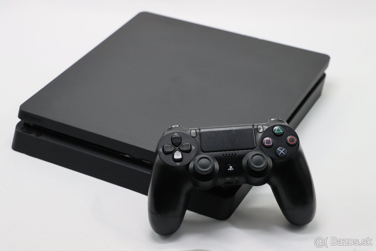 PlayStation 4 Slim CUH-2216A + Dualshock 4 a káble