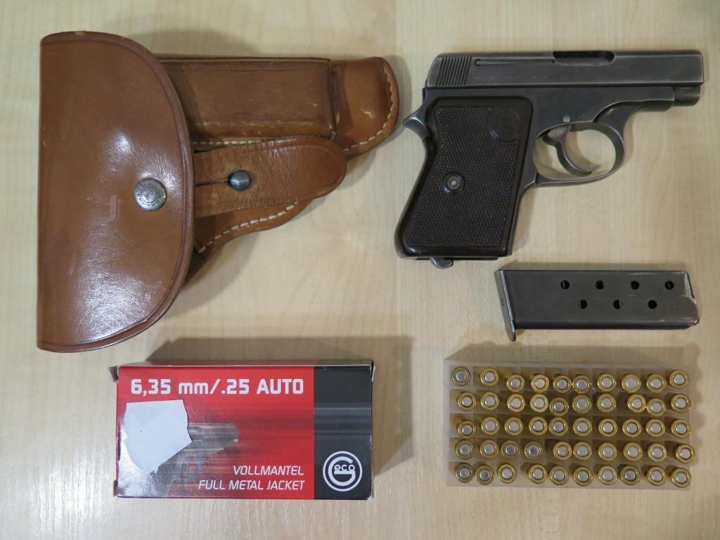 Predám samonabíjaciu pištoľ CZ 45, kaliber 6,35 mm Brow.