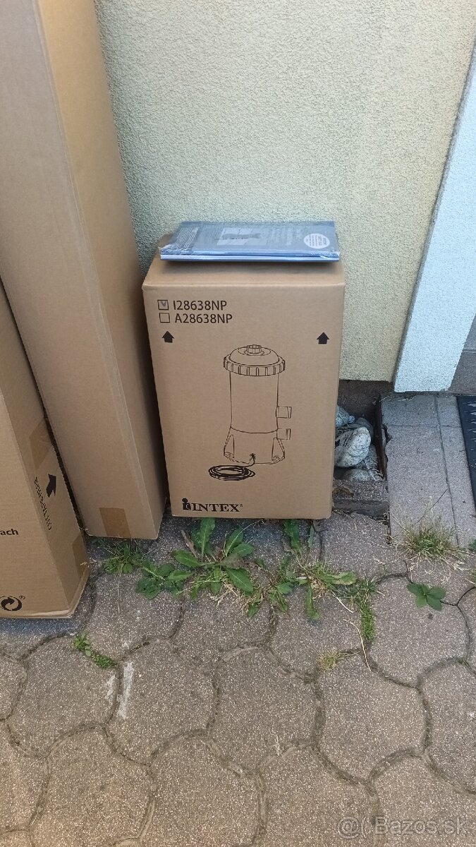 Predám novú nepoužitú kartušovú filtráciu INTEX 3750 l/hod