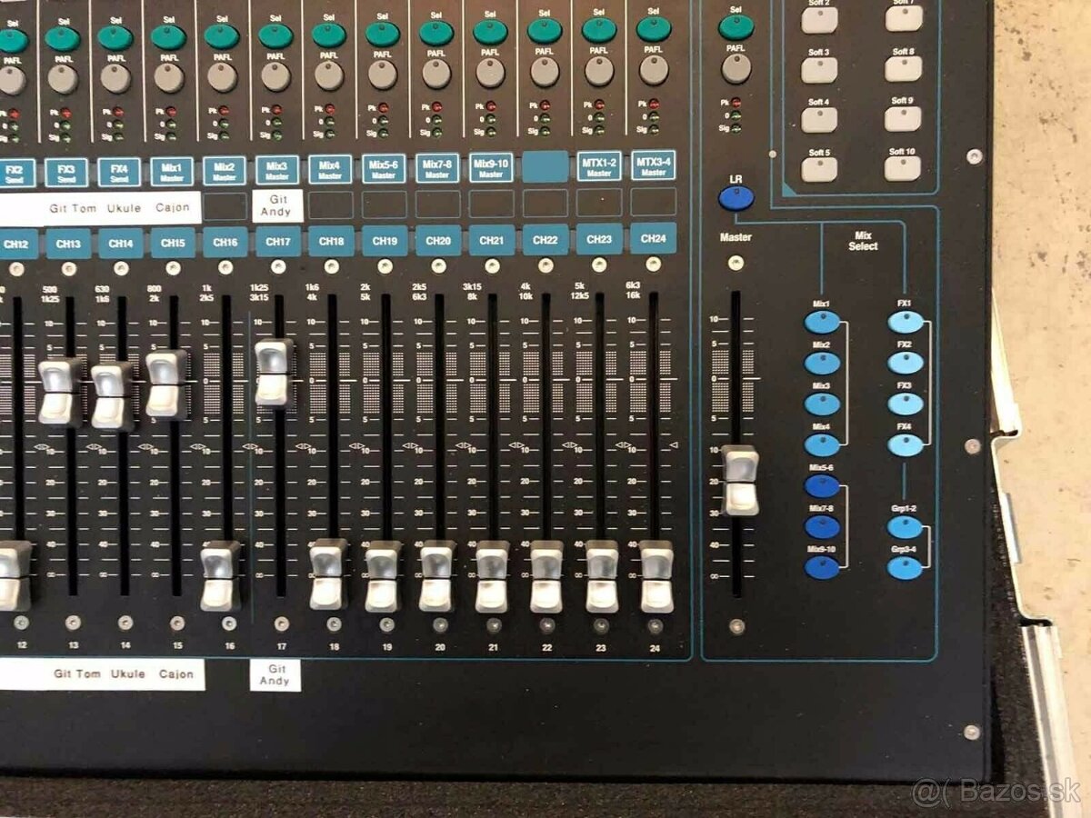 Digitálny mixážny pult pre živé vystúpenia a štúdio
