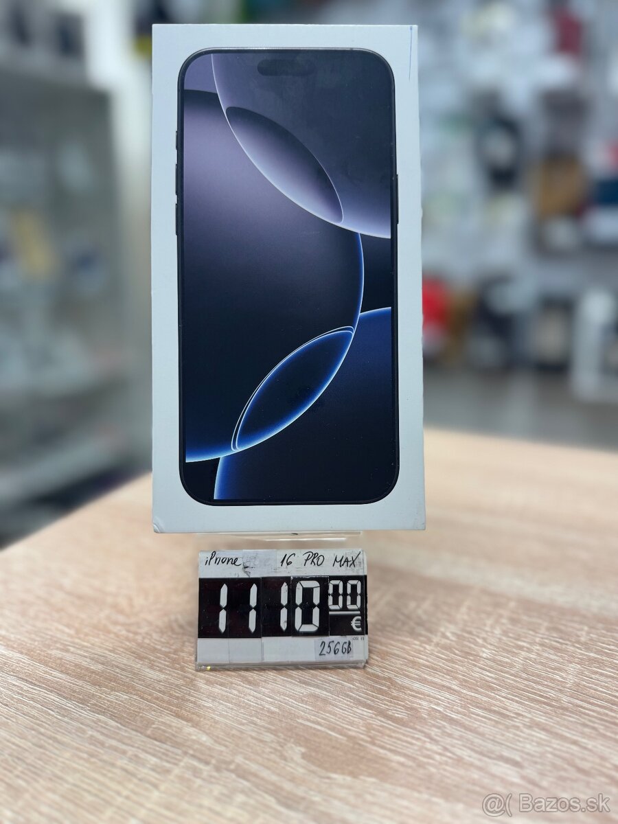 Apple iPhone 16 Pro Max 256gb Black titan