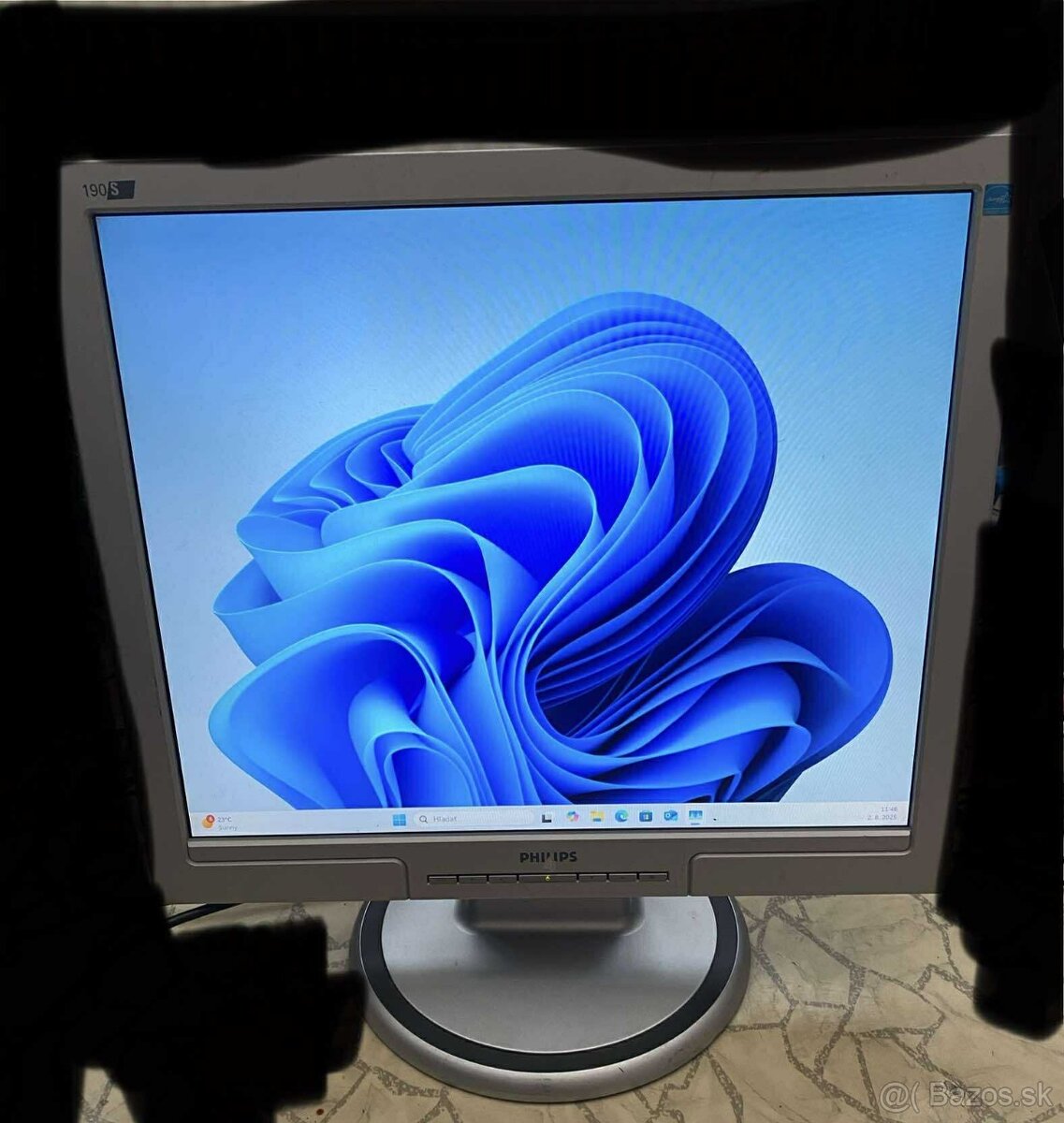 Predám funkční monitor philips 190s7 19" vga dvi -d