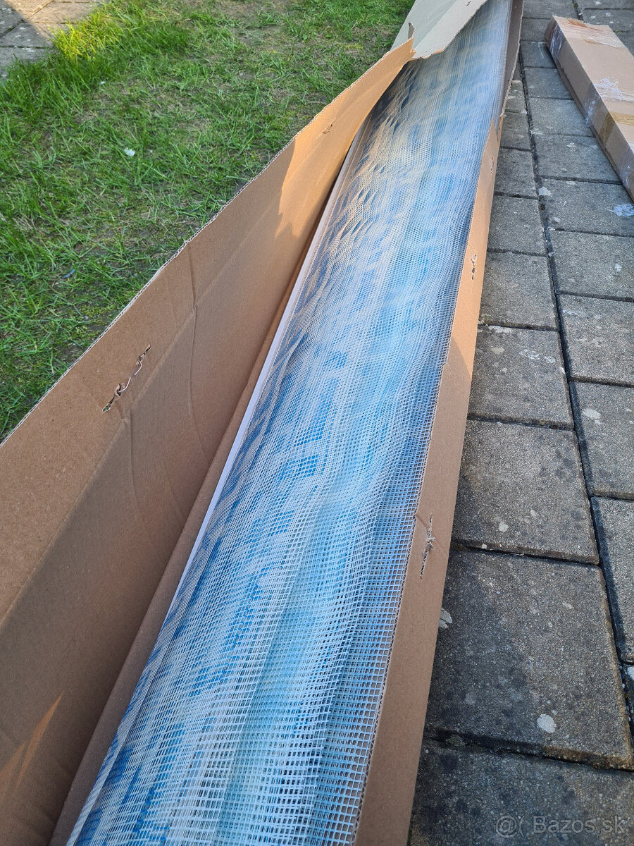 Odkvapový profil PVC Vertex Gunnex 2,5 m – 18 ks (45 m)