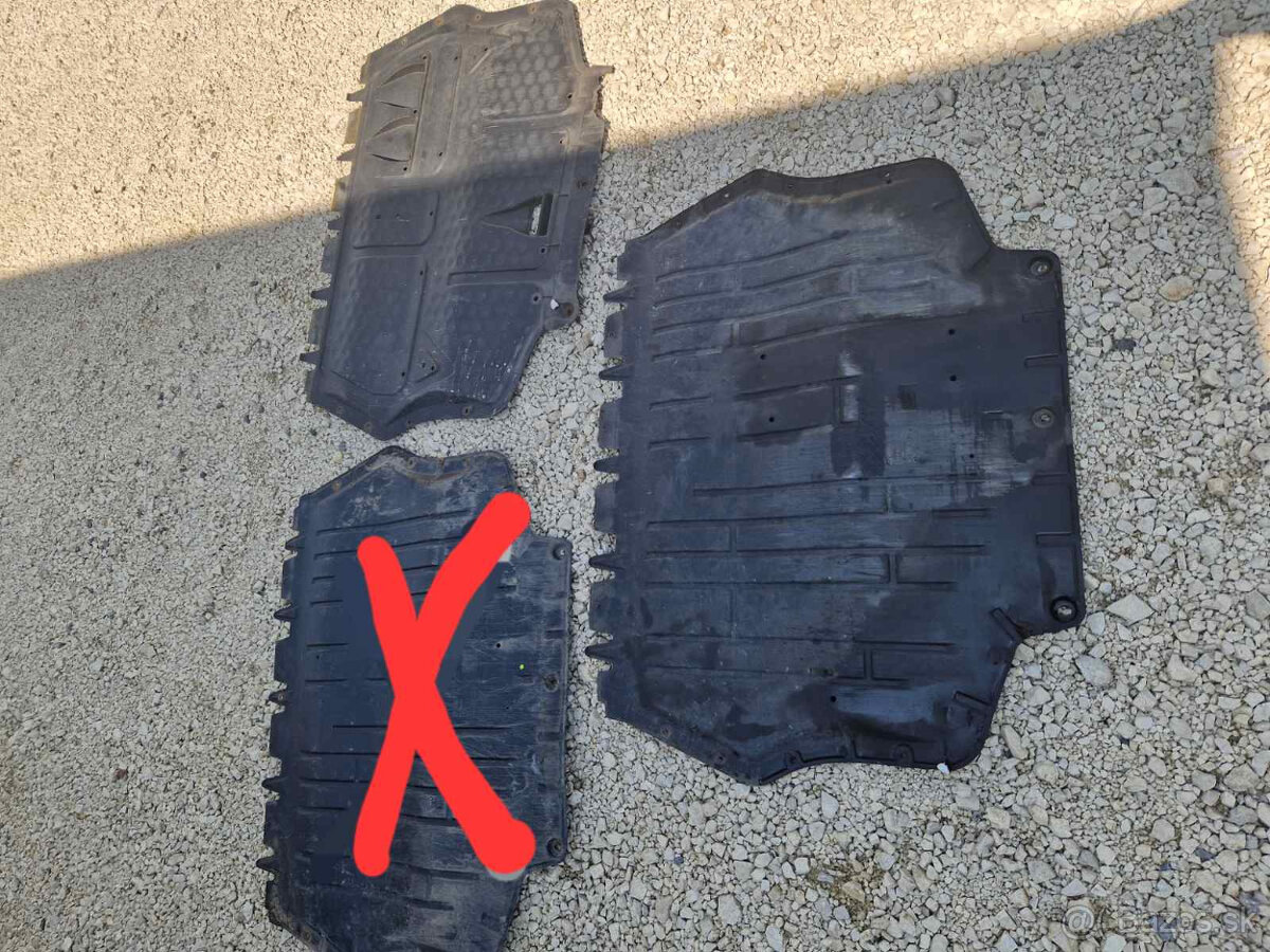 Kryt motora, kryt podvozka VW, Škoda, Mercedes Benz C W203