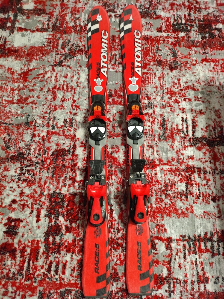 Predám detské Lyže ATOMIC Race 6 110cm viazanie 216-308