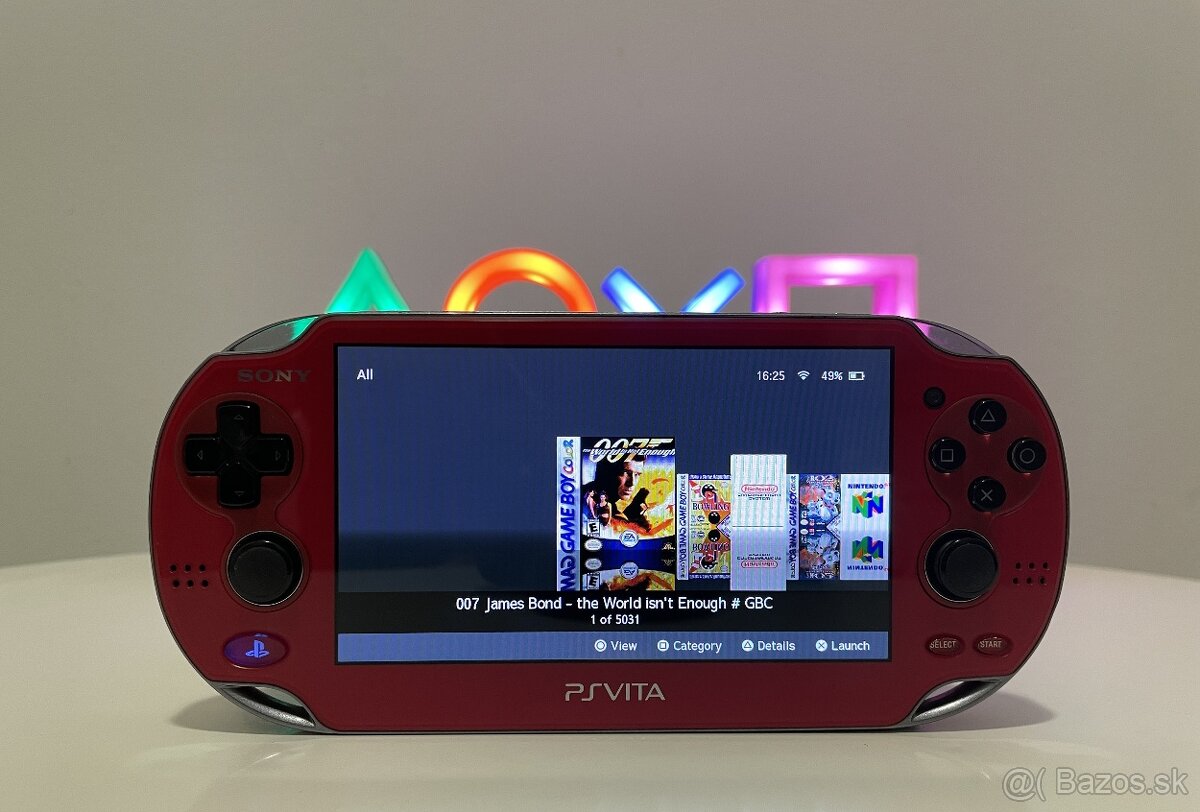 PS Vita Cosmic Red OLED 256 GB 5000 hier