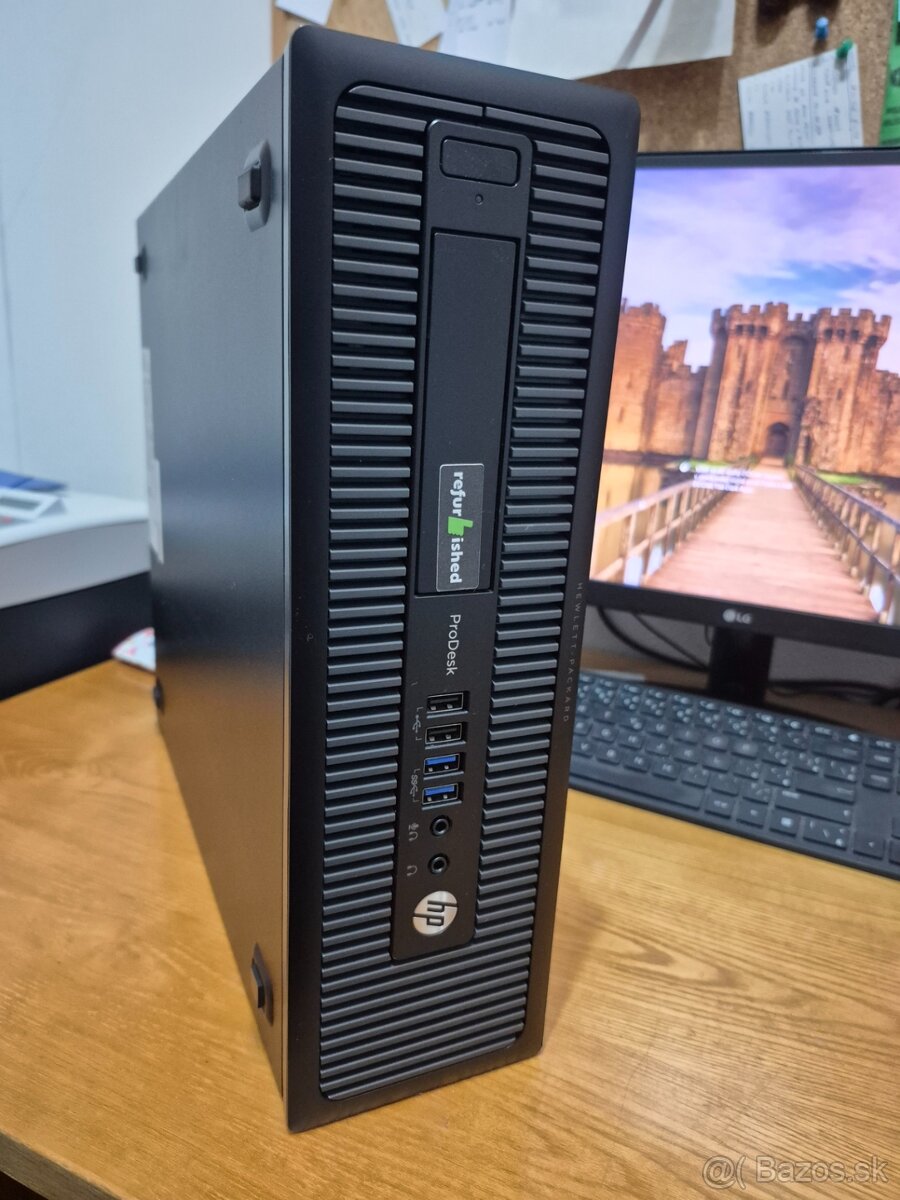 PC zostava - PC HP Prodesk 600 + LG monitor