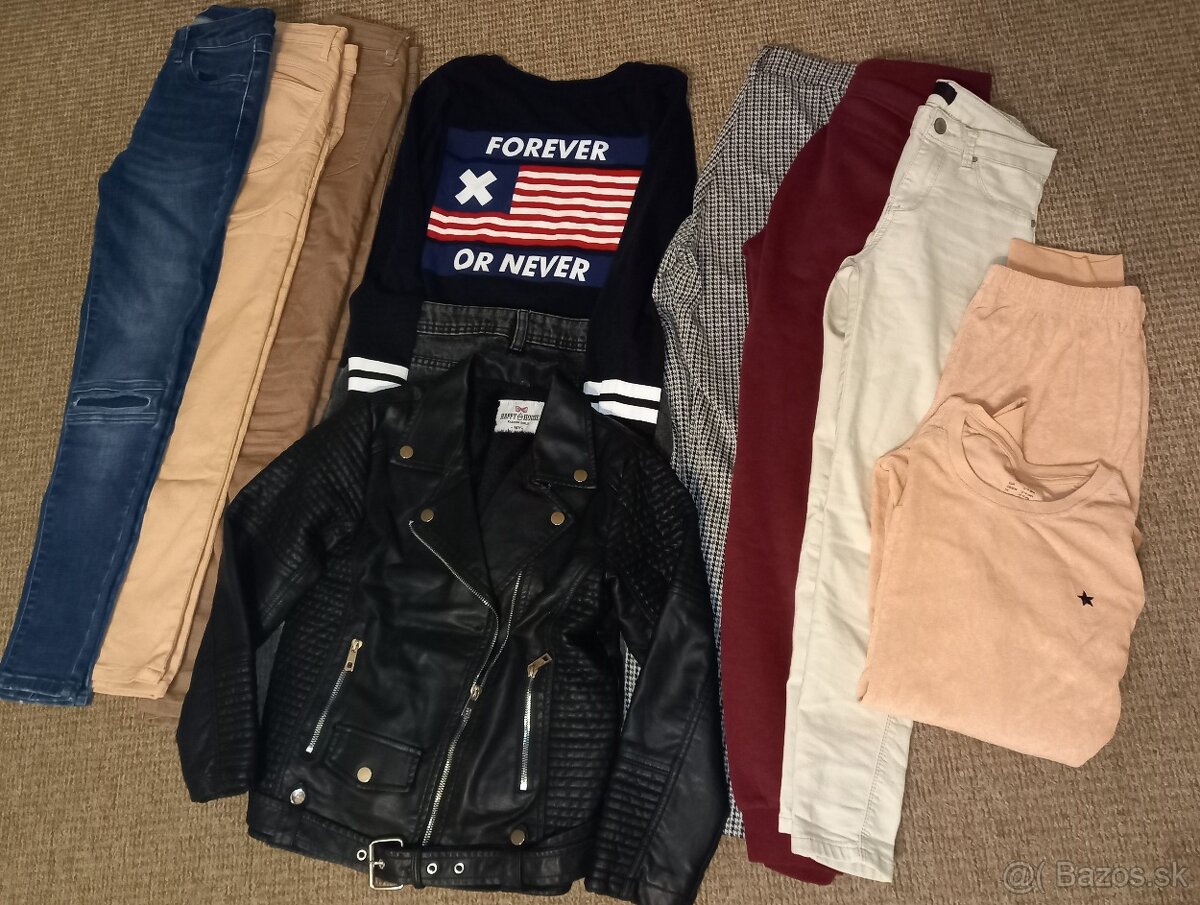 Dievčenské - dámske oblečenie XS, S, 164 - balík