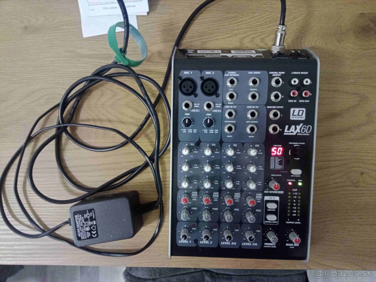 Mixpult LD Systems Lax 6D