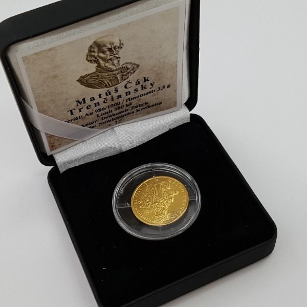 Zlata minca Dukát Matúša Čáka Trenčianskeho