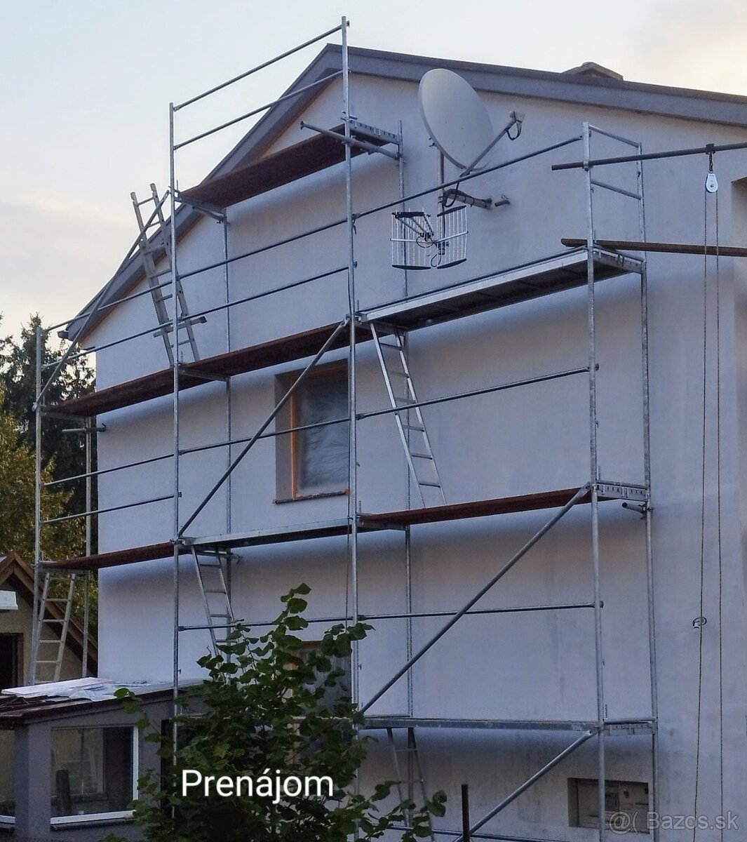 Ponúkam fasádne lešenie na prenajom