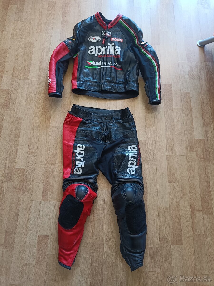 Aprilia 2- dielná kožená kombinéza MMrace
