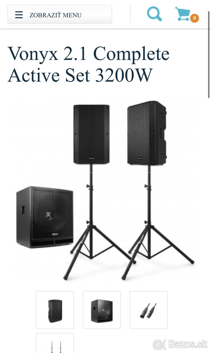 Predám set VONYX