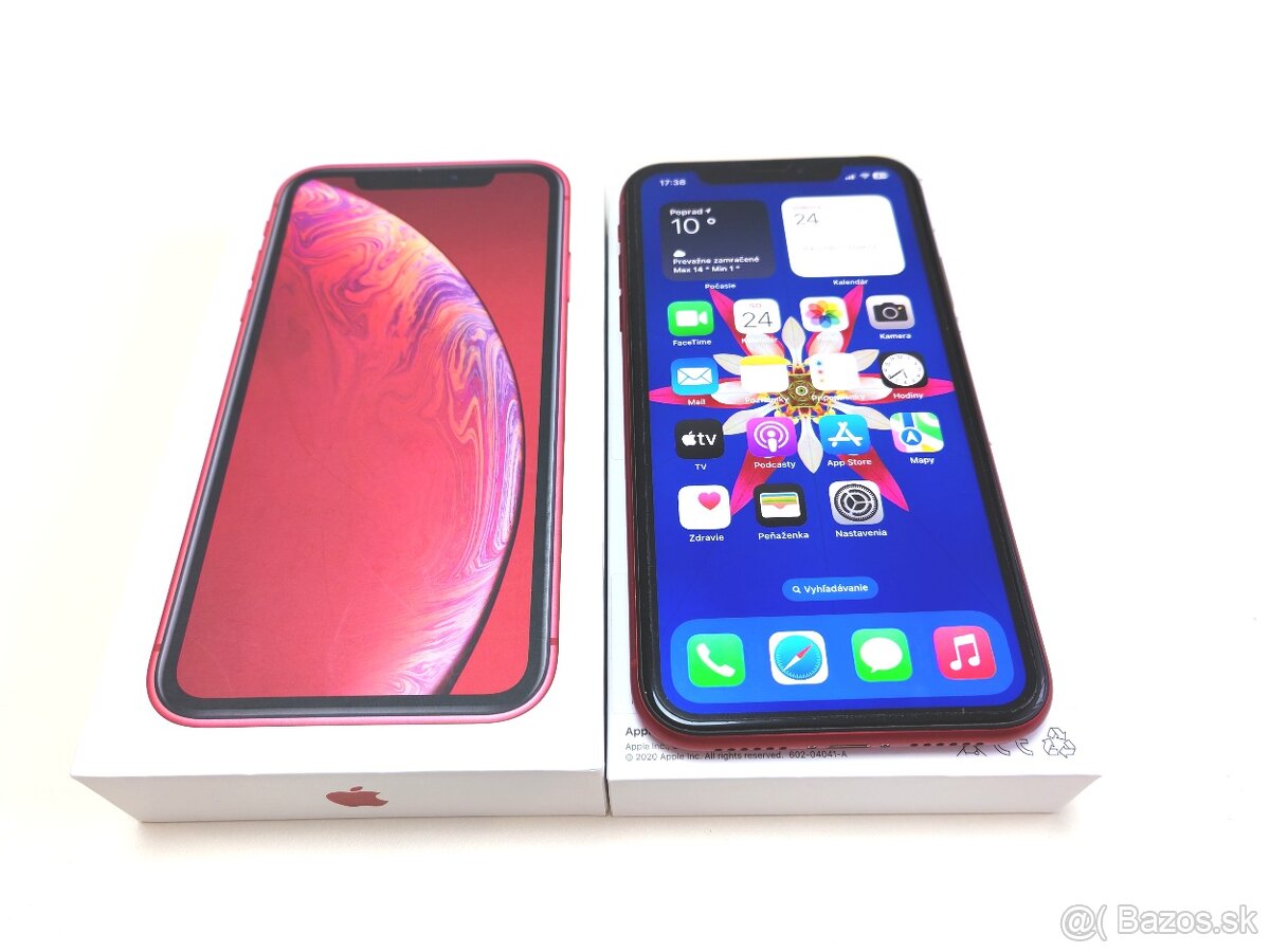 Apple IPHONE XR 64GB RED, ZDRAVIE BATERKY 100%