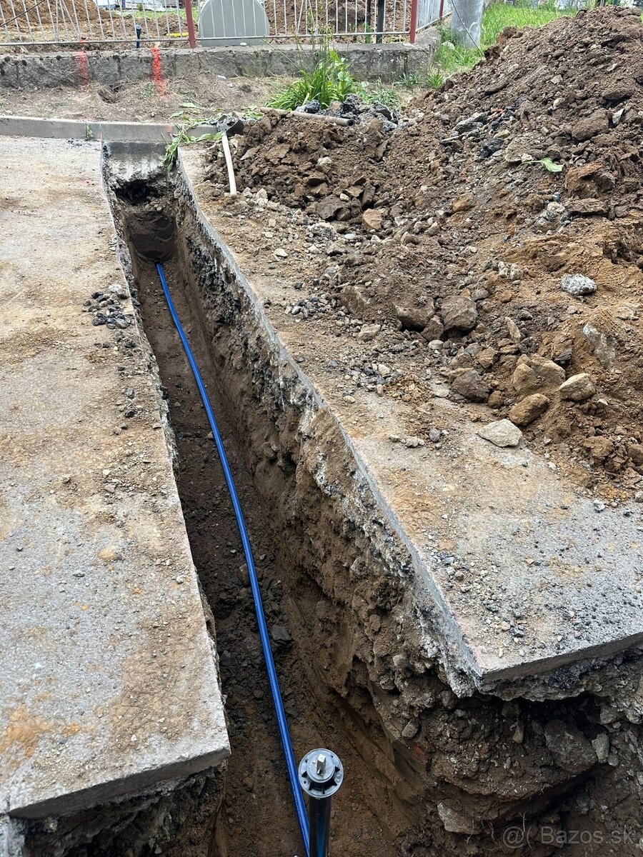 Kanalizačné a vodovodné prípojky na klúč Košice / Prešov