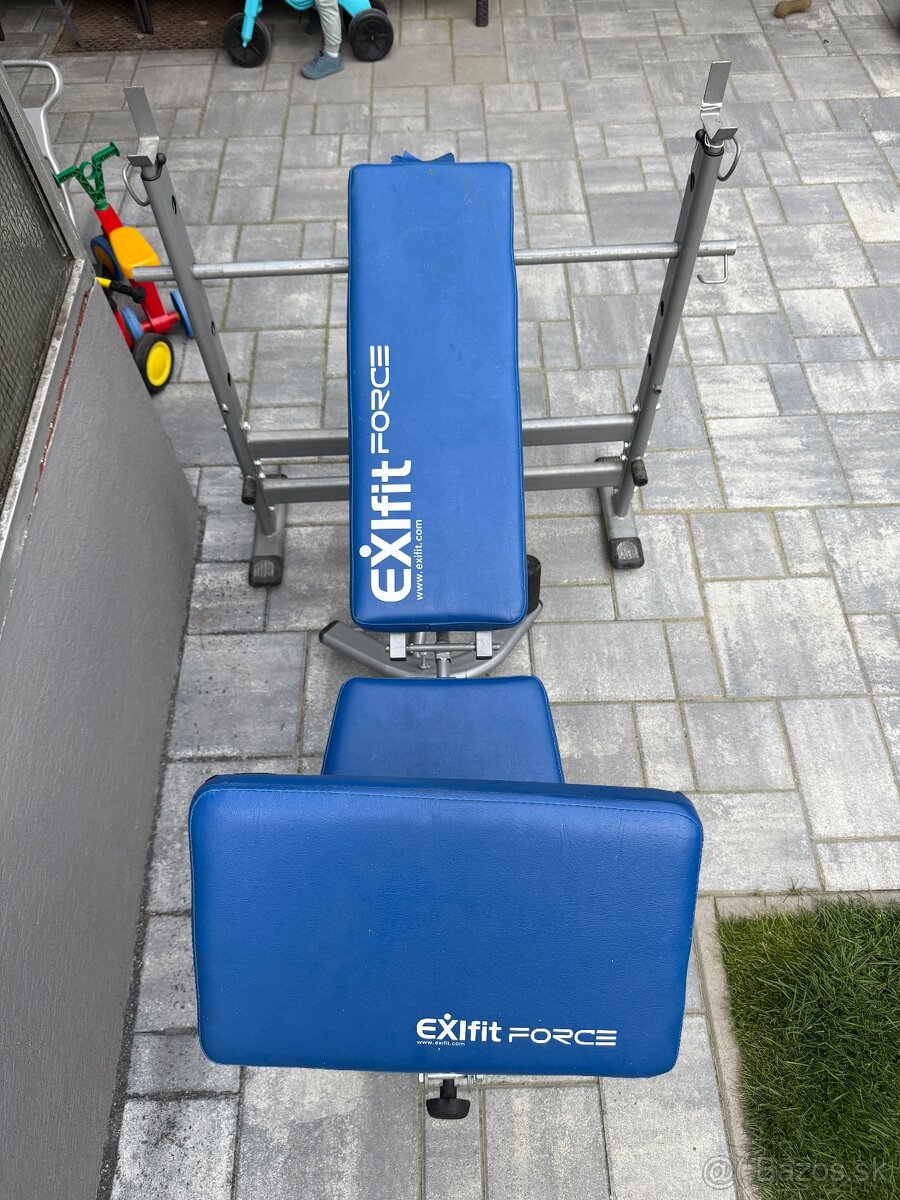 Bench press lavicka s tycou
