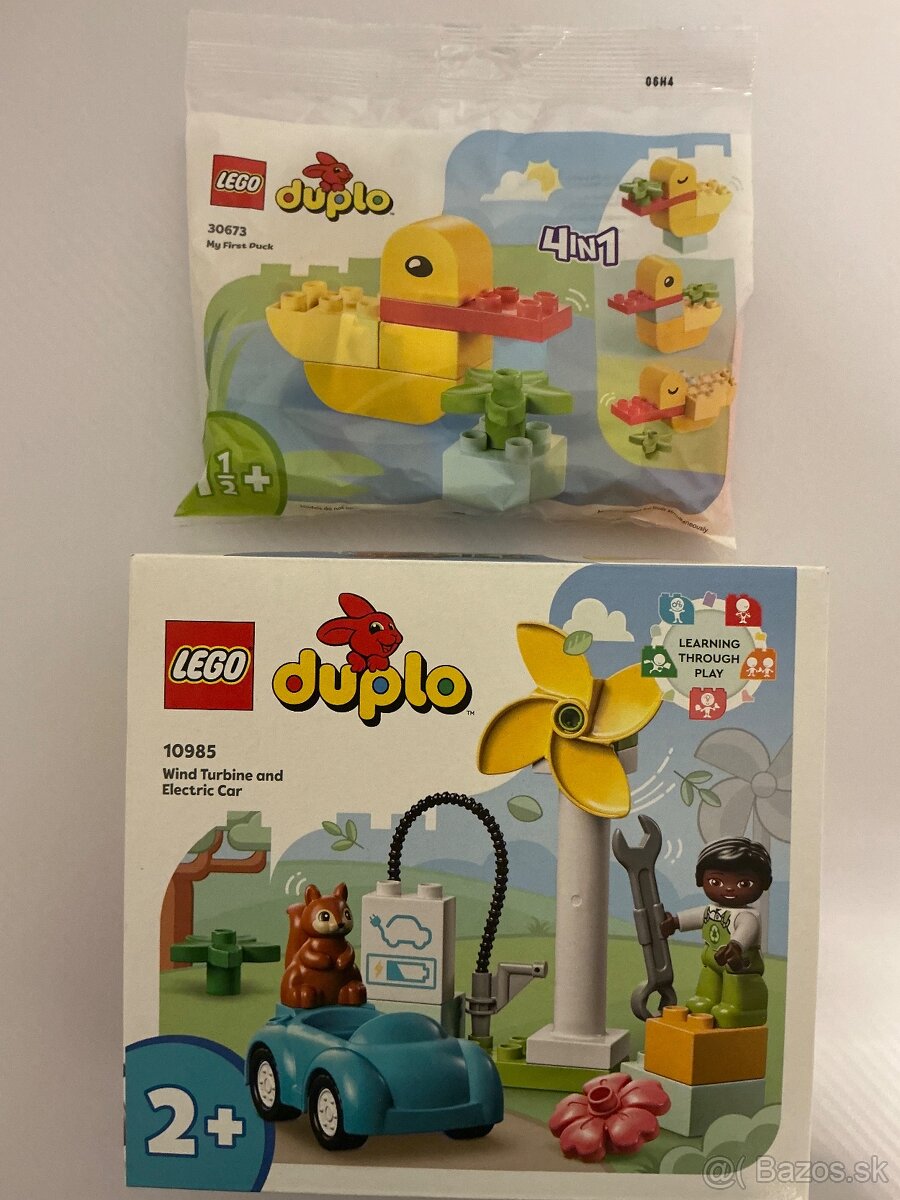 LEGO DUPLO 10985 Veterná turbína a elektromobil + kačka
