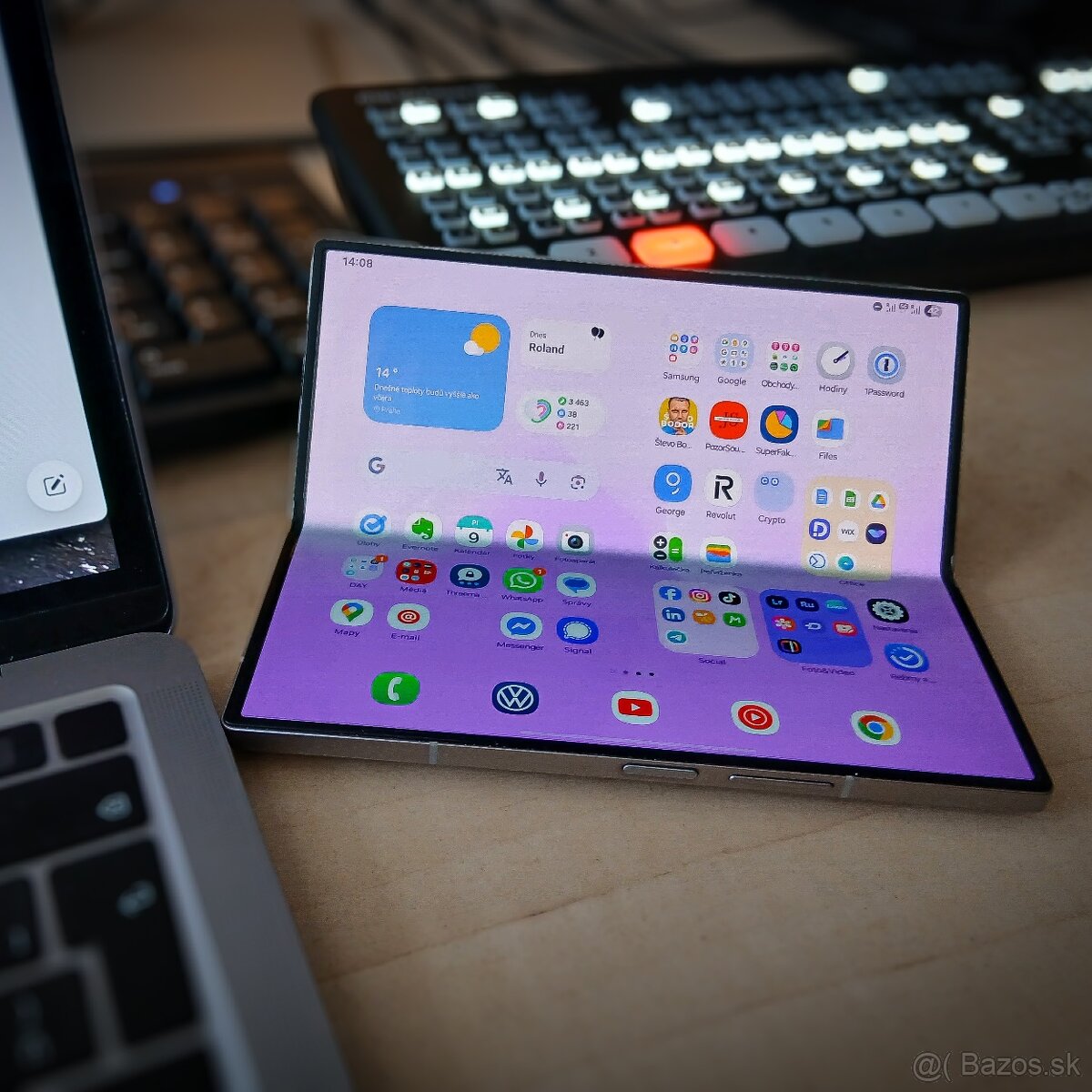Predám Samsung Galaxy Z Fold 6, 512 GB, Silver Shadow