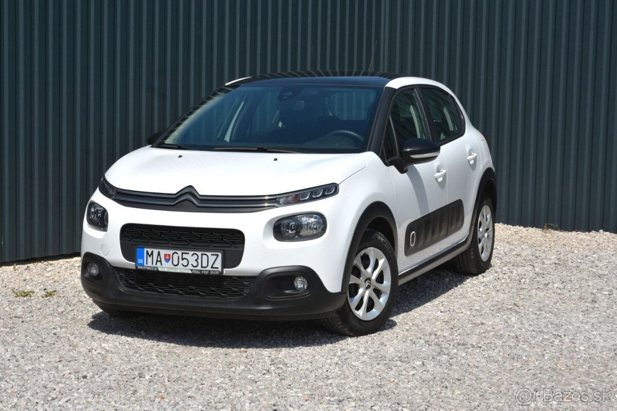 Citroen C3 1.2 Benzín 1 majiteľ SR pôvod Top Stav
