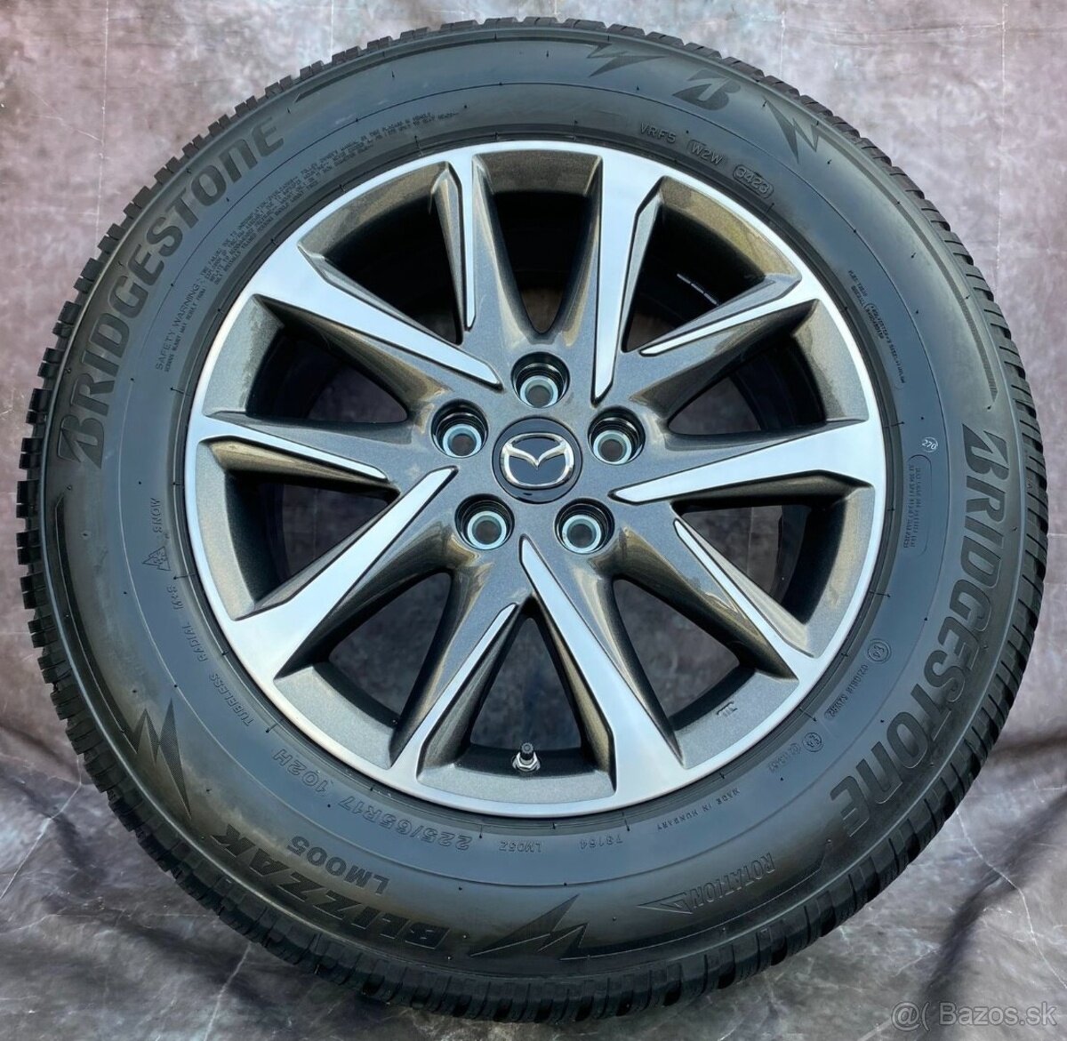 Nová originální Alu kola Mazda CX-30,CX-5 225/65/17 100%