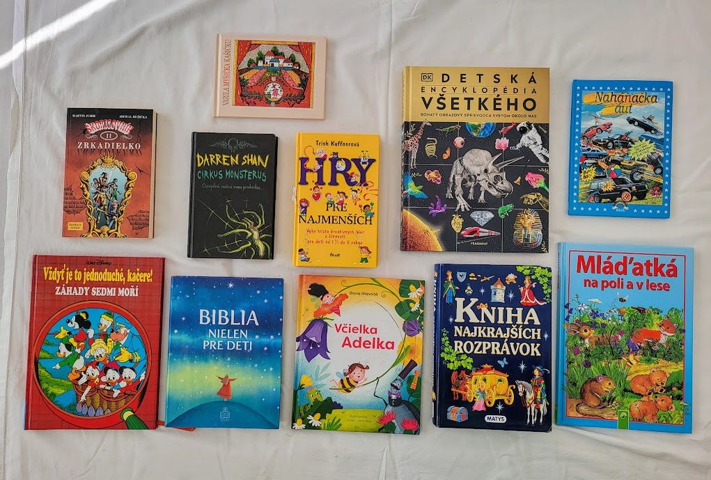 Novšie detské knihy - Disney, hry, zvieratká,...