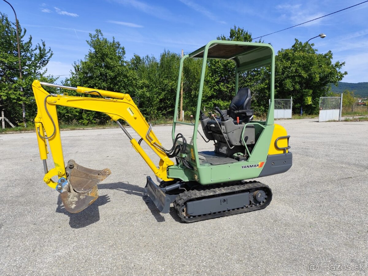 Minibáger Yanmar B15 /1600kg/, 2x lyžica