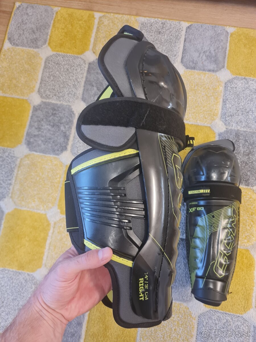 Hokejové holene CCM Tacks XF80 - v perfektnom stave