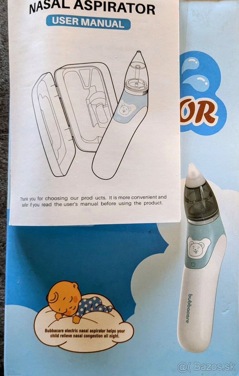 Detská odsávačka nosných hlienov