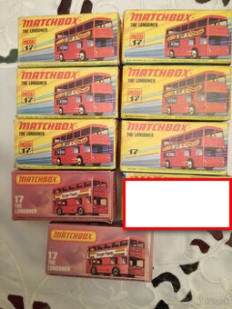 prazdne krabičky MATCHBOX