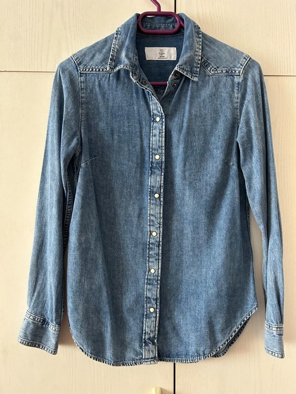 Dámska riflová košeľa