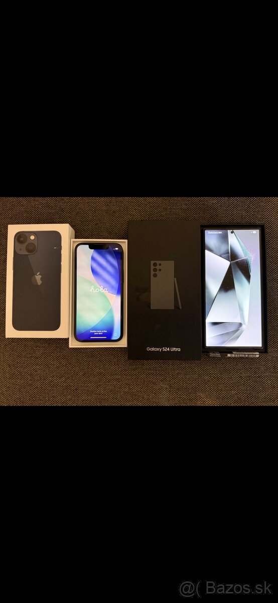 Predam iphone 13 mini alebo samsung s24 ultra