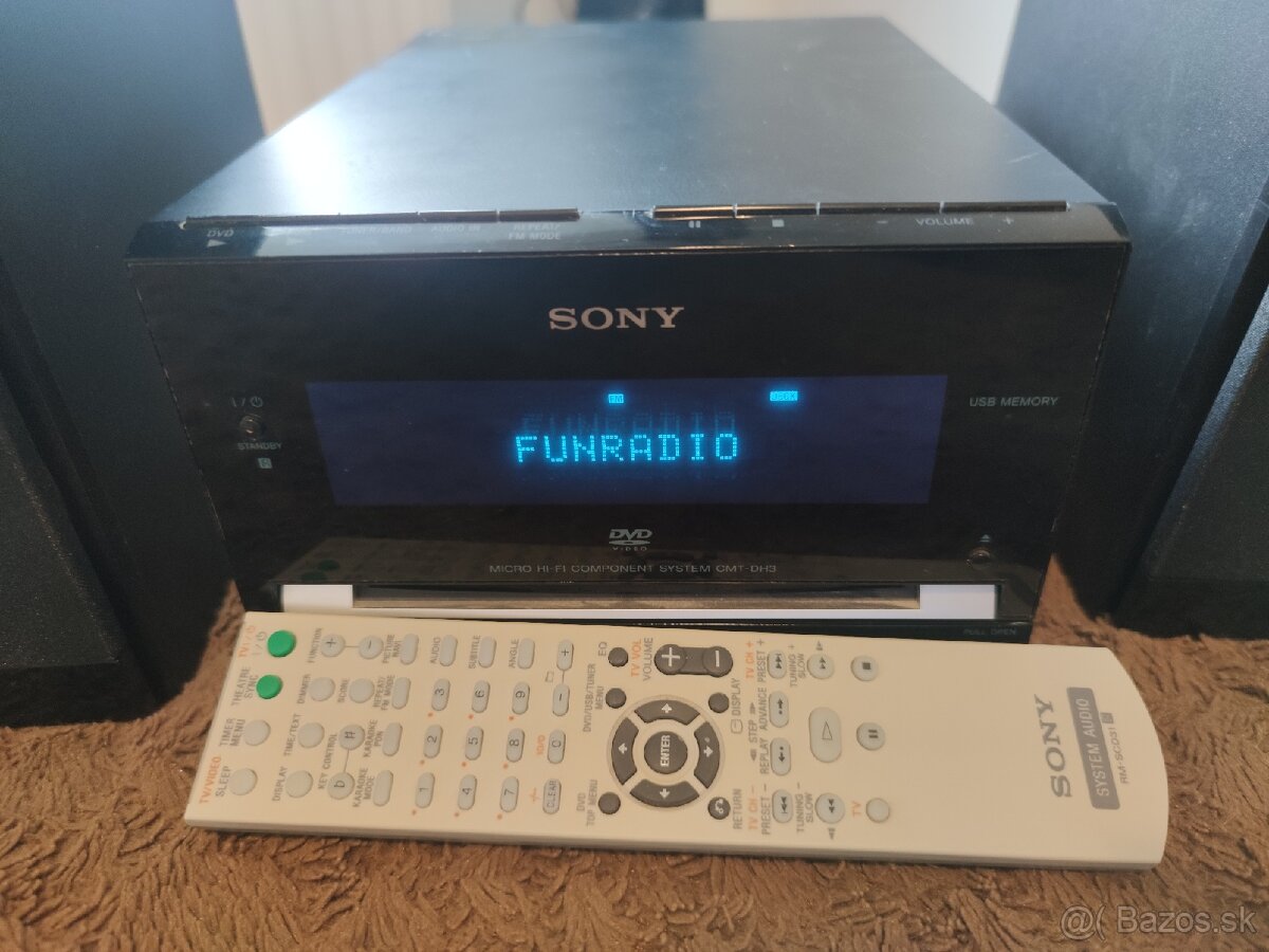SONY Mikro hifi veža s DVD