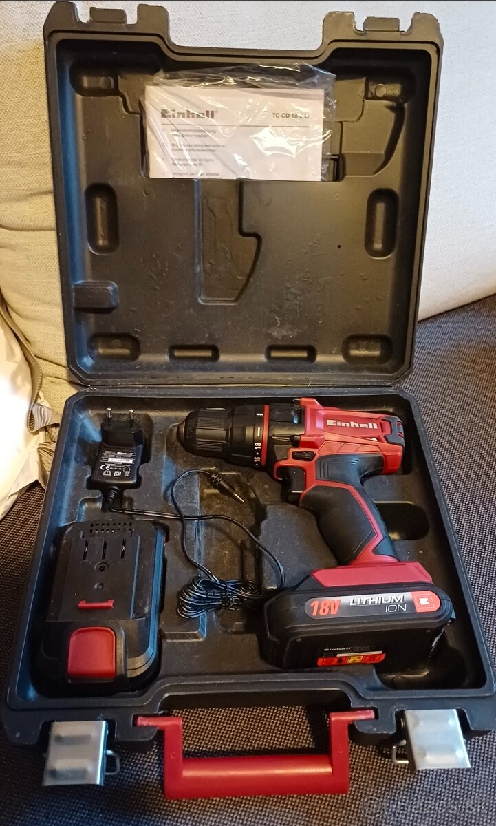 Einhell aku vrtacka TP-CD 18-2 Li (poskodeny motor)