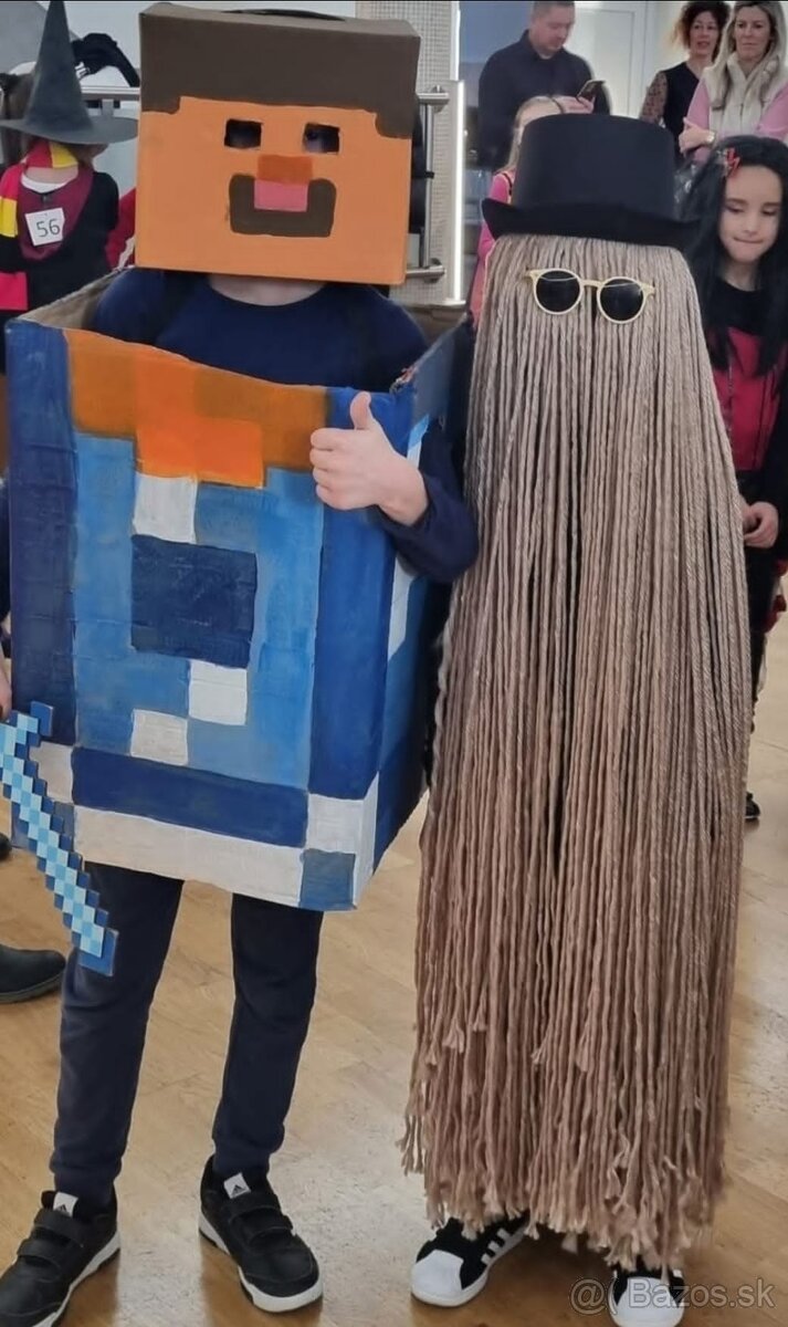 Karnevalový kostým minecraft, chlapec