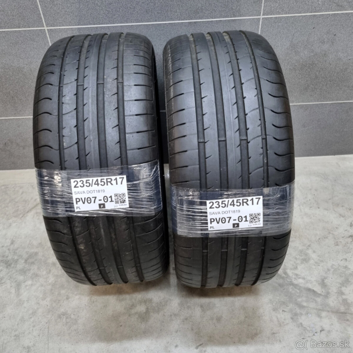 Letné pneumatiky 235/45 R17 SAVA