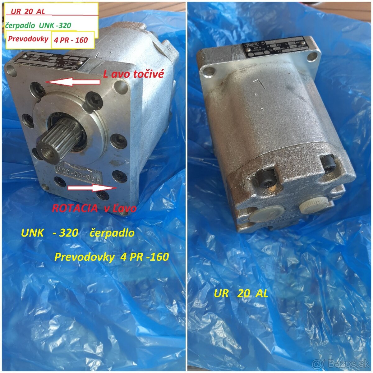 Hydraulicke cerpadla a Hydromotory