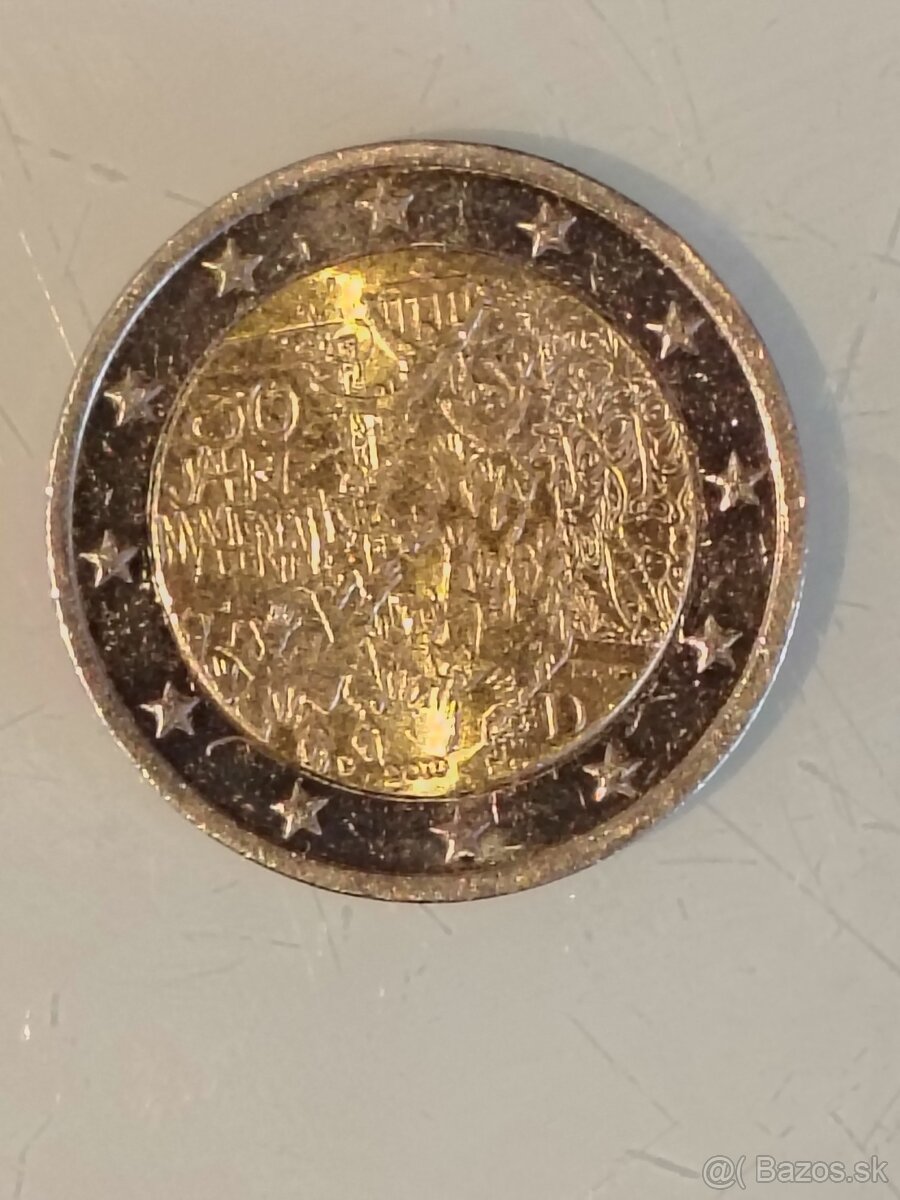 Nemecko 2 eurá Bank Fresh 30 Years Fall of the Berlin W