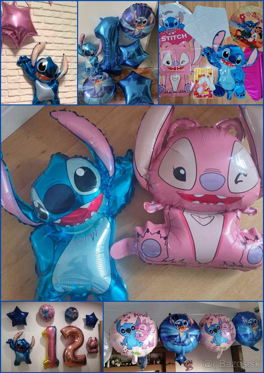 Nové balóny Stitch- sada AŽ 15/16/17 kusov