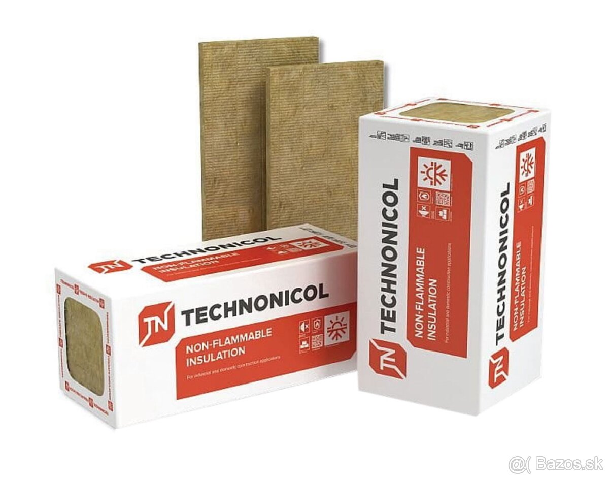 Predám minerálnu vlnu technofacade hrúbky 100 mm